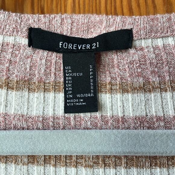 Forever21 Striped Henley Bodysuit - Picture 2 of 5